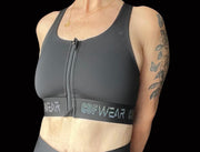Black Zipped Bra