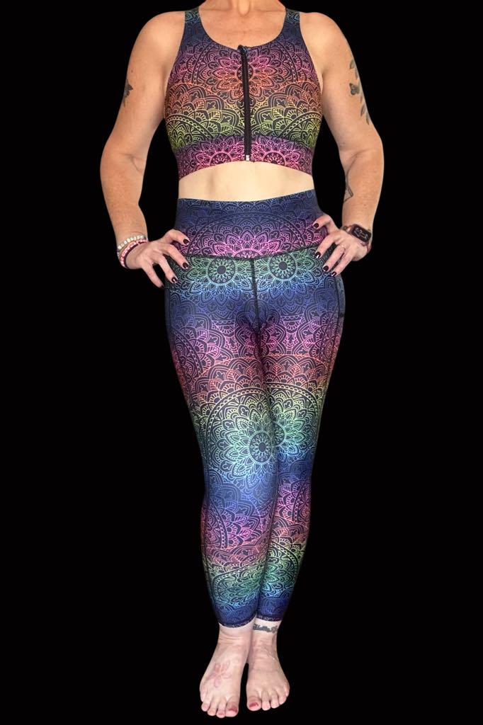 Mandala Glow Night 7/8 Leggings