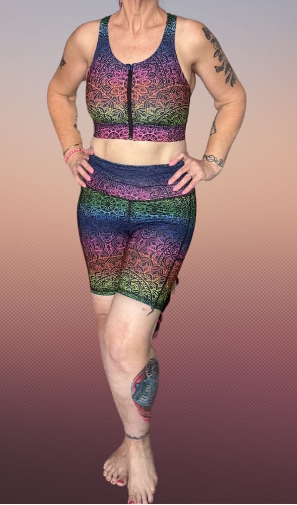 Mandala Glow Night Shorts