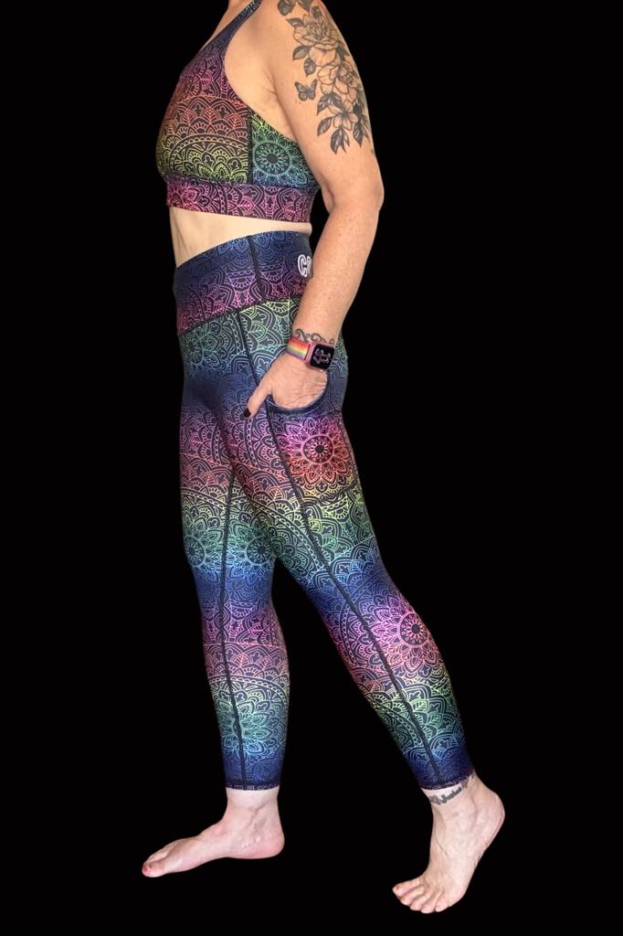 Mandala Glow Night 7/8 Leggings