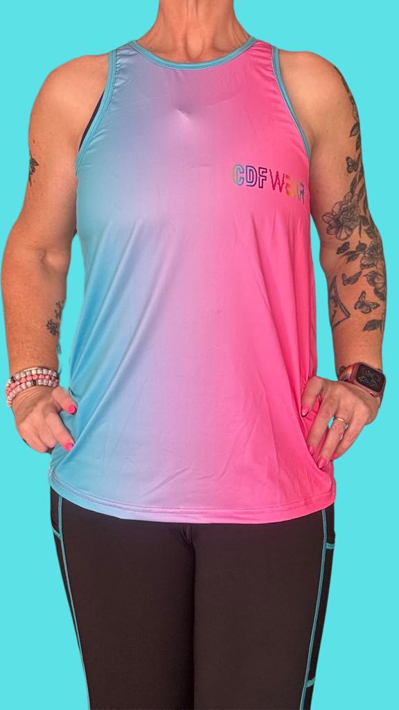 CDFWEAR Ombre Twist Top