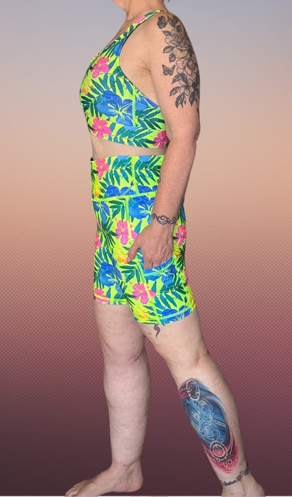 Aloha Hibiscus Shorts