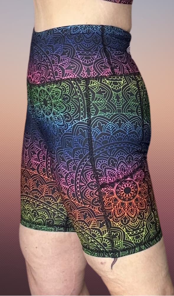 Mandala Glow Night Shorts