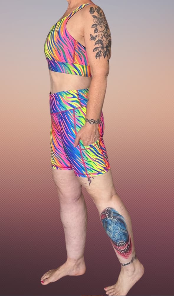 Rainbow Roar Shorts