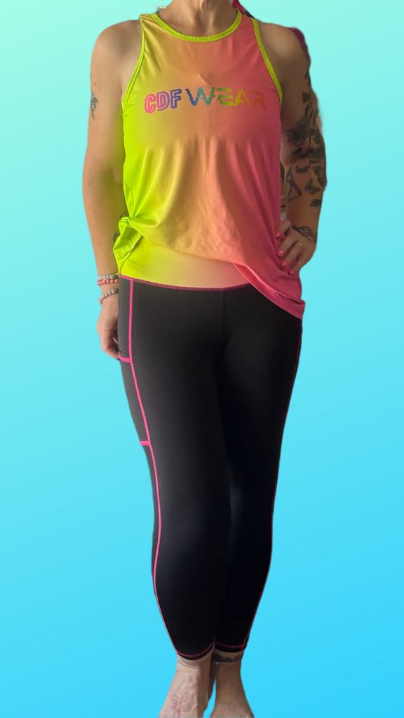 CDFWEAR Ombre Twist Top