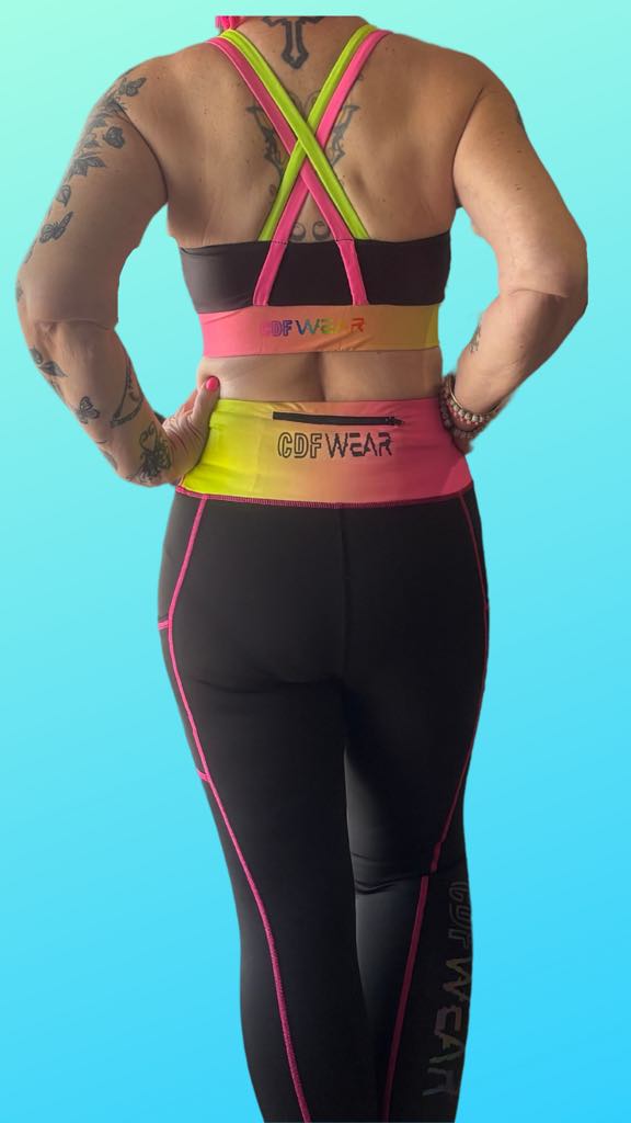 PRE-ORDER Ombre Black 7/8 Leggings