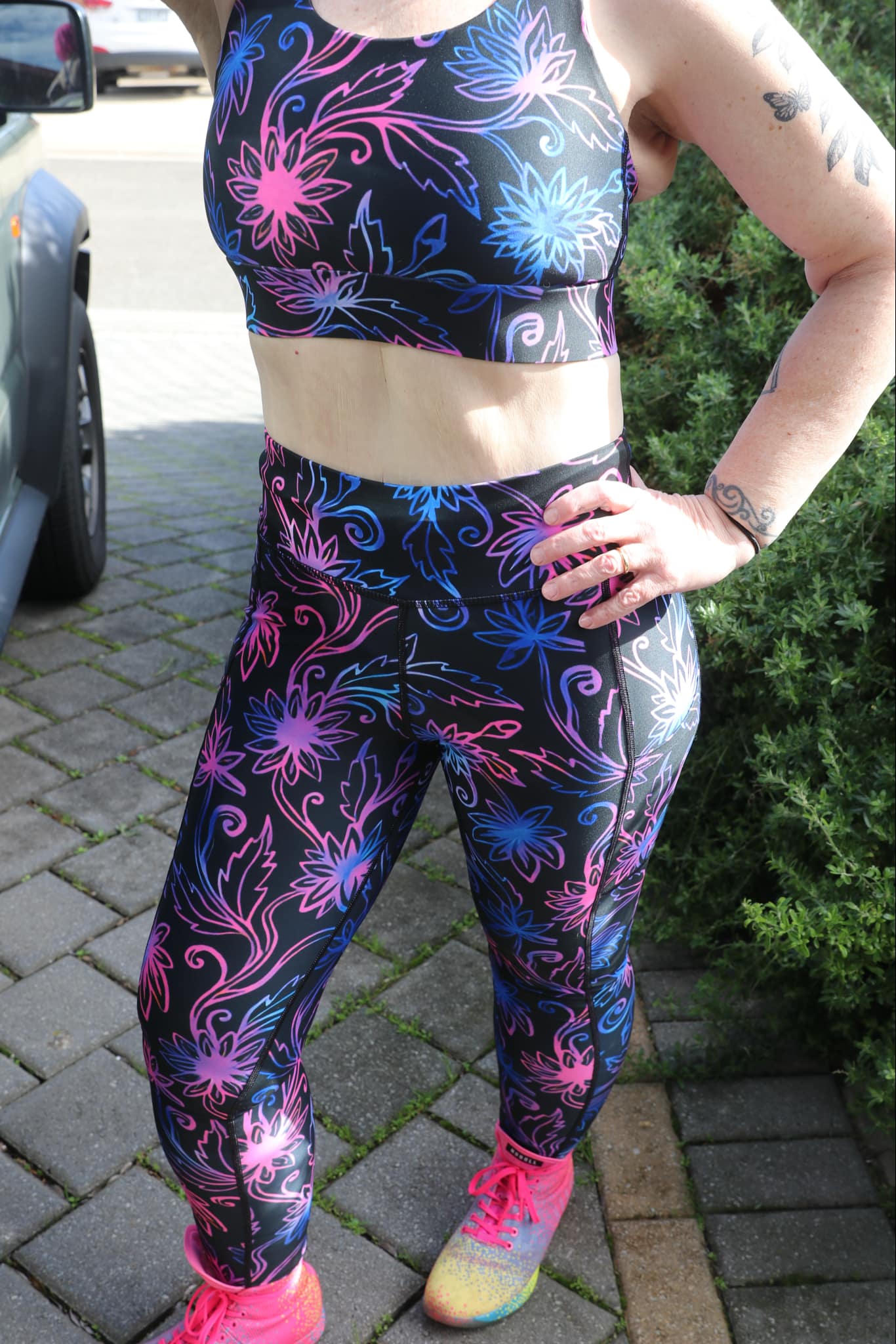 Floral Fantasy Full Length Leggings