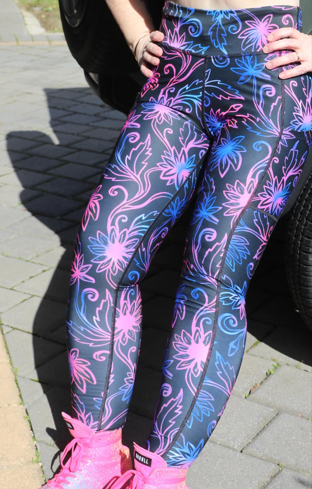 Floral Fantasy Full Length Leggings